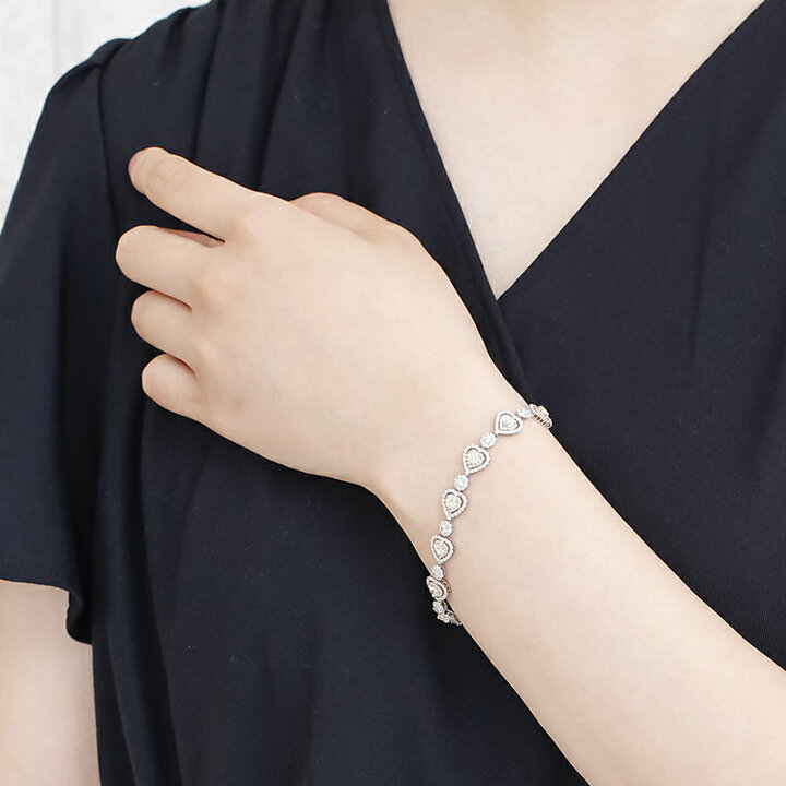 楽天市場】Deliciae Pt900＆K18PG ハートシェイプ 天然ダイヤモンド  