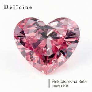 �A�[�K�C�� �s���N�_�C���@�n�[�g�V�F�C�v�y1.24ct�z�yGIA�E�A�[�K�C���ЊӒ菑�t�zFancy Intense orangy Pink SI2 �s���N�_�C�������h ���[�X �n�[�g�V�F�C�v ���� �S�[�W���X �i���ۏ؏� �W���G���[