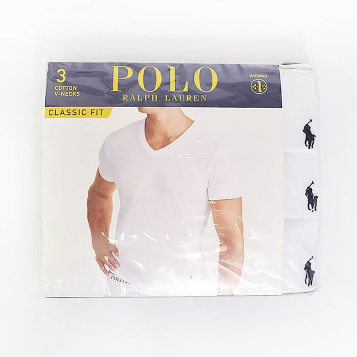 楽天市場 再入荷 Polo Ralph Lauren ポロ ラルフ ローレン Rcvnp3 3 V Necks Vネックtシャツ 3枚セット メンズ 下着 肌着 Tシャツ 半袖 Tee 半袖t ショートスリーブ カットソー 紳士下着 Vネック デリシャス Usa直輸入 セレクト