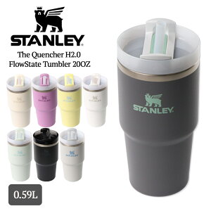STANLEY 10-10826 The Quencher H2.0 FlowState Tumbler 20oz 0.59L X^[ ^NG`[ t[Xe[g  ^u[ XeX AEghA ۗ Charcoal Fog Frost Mist Pomelo Black Lilac Cream