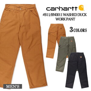 CARHARTT B11/BN0011 MENS UTILITY WORK PANT LOOSE FIT WASHED DUCK �J�[�n�[�g �����Y ���[�e�B���e�B�[ ���[�N�p���c ���[�Y�t�B�b�g �E�H�b�V���h �_�b�N �p���c �� �u���E�� �J�[�L