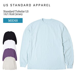 US STANDARD APPAREL / US X^_[h Ap AEC2600EH Standard Tubular LS 14/1 Knit Jersey Y T