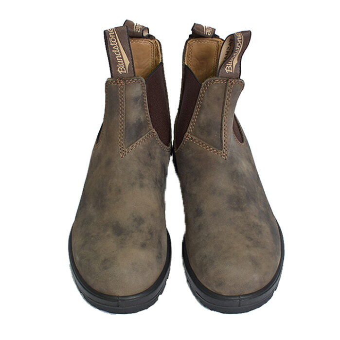 BLUNDSTONE(ブランドストーン)#585/RUSTICBROWN/ラスティックブラウンユニセックスメンズレディースサイドゴアブーツショートワークブーツ