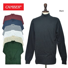 CAMBER キャンバー MAX WEIGHT MOCK TURTLE #306 メンズ タートルネック ハイネック トップス Tシャツ ロング 長袖 厚手 肉厚 無地 マックスウェイト モックタートル 春 秋冬 MADE IN USA