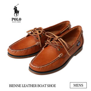 | t[ {[gV[Y U[ U[V[Y C Xj[J[ Polo Ralph Lauren BIENNE LEATHER BOAT SHOE 803147693236