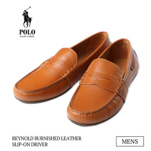 | t[ U[ Xb| U[ U[V[Y C Xj[J[ Polo Ralph Lauren REYNOLD BURNISHED LEATHER SLIP-ON DRIVER 803786356001