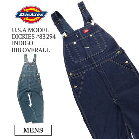 DICKIES Indigo Bib Overalls ディッキーズ デニム ビブ オーバーオール デニム つなぎ USAモデル 83294A1Q / MHTintNB / Indigo Blue