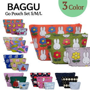 [ BAGGU oO[ obO oOD Go Pouch Set }`t |[` 3_Zbg iC s gx vg lC  e [P[X pbLO y ^ ܂
