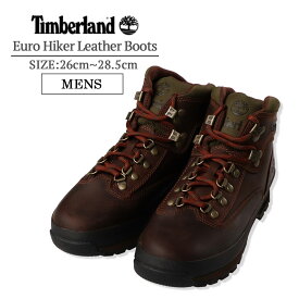 TIMBERLAND Euro Hiker Leather Boots 95100 ティンバーランド メンズ ユーロ ハイカー ハイキング ブーツ ブラウン TB095100214 BROWN