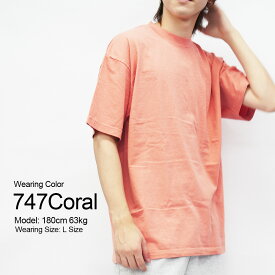 ロサンゼルスアパレル tシャツ LOS ANGELES APPAREL 1801GD 6.5oz メンズ Tシャツ S/S Garment Dye T-Shirt ロスアパ 半袖 TEE 半袖T ショートスリーブ T-SHIRT スポーツウェア トレーニングウェア 春 夏 無地T LA APPAREL 米国製 アメリカ製 MADE IN USA