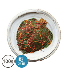 ゴマの葉のキムチ(100g)(手作りごまの葉キムチ)【でりかおんどる】