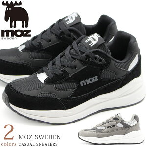 モズ moz スニーカー レディース 靴 黒 ブラック グレー 厚底 デザイン インソール 美脚 足長 5cm カジュアル 北欧 可愛い おしゃれ かっこいい ダッド シンプル 人気 疲れない 歩きやすい 仕事