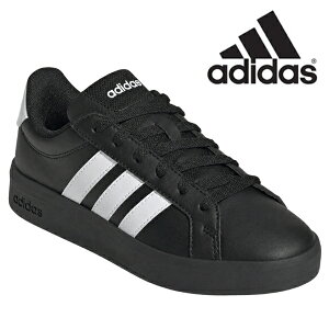 �A�f�B�_�X �X�j�[�J�[ ���f�B�[�X �L�b�Y �W���j�A �� �z���C�g �� �u���b�N �ʊw�C adidas �O�����h�R�[�g GRANDCOURT 3.0 J KJ4367 ���[�J�b�g �y�� �����₷�� ���Ȃ� �V���v�� �R�[�g�V���[�Y 