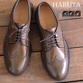 ハルタ HARUTA ウィングチップビジネスシューズ 978 メンズ 本革 日本製 牛革 ドレスシューズ レースアップ」