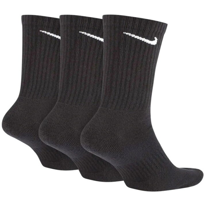 楽天市場 ナイキ Nike ソックス トレーニング クルー ソックス 3足 Sx7664 010 メンズ レディース メンズ レディース ３足組 靴下 スポーツ 学校 通学 仕事 シューズベース