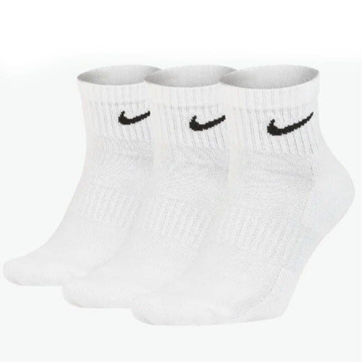 楽天市場 ナイキ Nike ソックス トレーニング アンクル ソックス 3足 Sx7667 100 メンズ レディース メンズ レディース ３足組 靴下 スポーツ 学校 通学 仕事 シューズベース