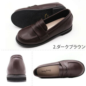 ローファー キッズ ジュニア 子供 靴 黒 ブラック 茶 ダークブラウン 軽量 軽い クッション性 滑りにくい 卒業式 入学式 モンモン Mong Mong 375