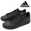 【2足以上で300円OFF】 アディダス スニーカー レディース 靴 黒 ブラック 人気 定番 おしゃれ シンプル お出かけ 歩きやすい カジュアル グリップ スタイリッシュ コートスタイル 通学 仕事 通勤 職場 adidas ADVANCOURT BASE 2.0U アドバンコート ベース