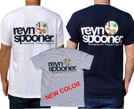 Reyn Spooner レインスプーナー ロゴ Tシャツ アメカジ ハワイ ブランド ネイビー 白 ホワイト グレー