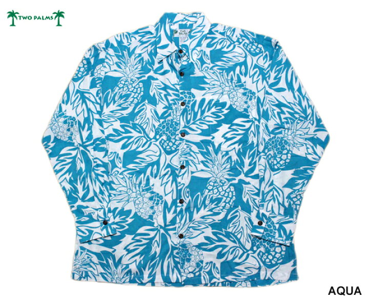 楽天市場】長袖アロハシャツ TWOPALMS トゥーパームス L/S Wild 