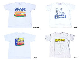 SPAM スパム 半袖Tシャツ「SPAM Tee」バーガー オールド CAN ロゴ 白