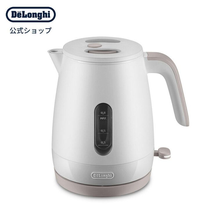 楽天市場】デロンギ アクティブ 電気ケトル ホワイトラテ [KBLA1240J 