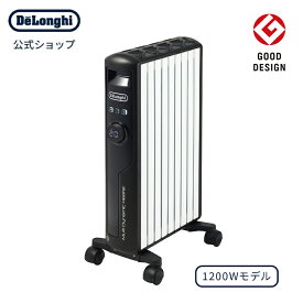 デロンギ マルチダイナミックヒーター [MDHS12-BK] | delonghi 公式 8畳 10畳 電気ヒーター 静音 キャスター タイマー付き 省エネ 快適温度一定キープ 電気 暖房器具 暖房 テレワーク 在宅勤務 ゼロ風 ヒーター 冬