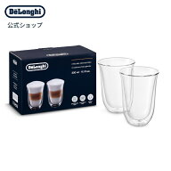 デロンギ　ダブルウォールグラス（2個セット） ラテマキアート　[商品コード:DWG2S-220]