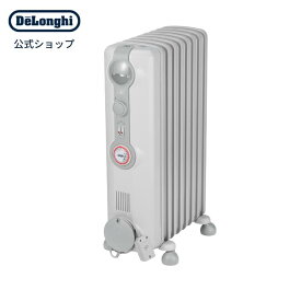 【期間限定価格】デロンギ オイルヒーター ホワイト×ライトグレー [JR0812-GY] | delonghi 公式 8-10畳 8畳 オイル ヒータ ヒーター 電気ヒーター キャスター付き タイマー付き 電気 暖房器具 赤ちゃん 安全寝室 脱衣所 脱衣場 暖房 暖房器 乾燥しない 在宅勤務　テレワーク