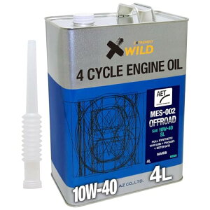 AZ(�G�[�[�b�g) �o�C�N�p 4�T�C�N�� �G���W���I�C�� MES-002 �I�t���[�h EG374 10W-40 4L 100%���w������ ��������