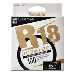 �V�[�K�[(Seaguar) ���C�� �V�[�K�[R18 �t�������~�e�b�h �ނ�p�t�����J�[�{�����C�� 100m (0.5��) 2lb �N���A ��������