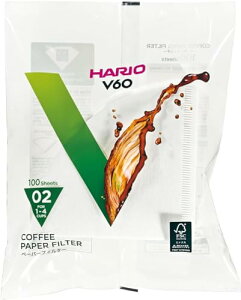 HARIO �n���I V60 �t�B���^�[ | V60�p�y�[�p�[�t�B���^�[02W | VCF-02-100W | �z���C�g 100�� | 1 ��������
