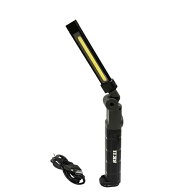 SK11(エスケー11) 充電式LEDワークライト メイン350lm(無段階調光)/トップ100lm 180度開閉+回転 底面マグ…