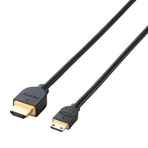 �G���R�� mini HDMI �P�[�u�� 3m 4K × 2K�Ή� �u���b�N DH-HD14EM30BK ��������