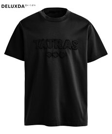 【正規代理店商品】【TATRAS / タトラス】 TATO / タト BLACK メンズ Tシャツ シンプル T-SHIRT ロゴ　新作