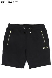 【BALR.　ボーラー】B1431 1003 (B10010) Q-SERIE Sweat Short スウェット ショートパンツ ハーフパンツ ブランドロゴ　(BLACK)