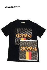 【AWESOME オーサム】Tシャツ TEE WHITE パロディ ゴヤール GOYARD ラスタカラー ストリート メンズ レディース ユニセックス イタリア製 ホワイト ブラック WHITE BLACK This is Art Not Fake