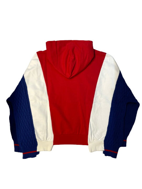 楽天市場】【BARROW / バロー】col:040 HOODIE UNISEX 異素材切り替え 
