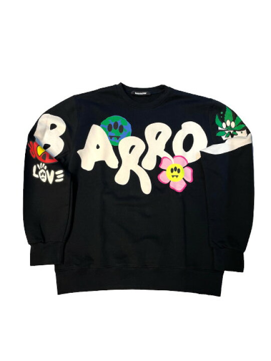 楽天市場】【BARROW / バロー】col:110 SWEATSHIRT UNISEX ロゴ 
