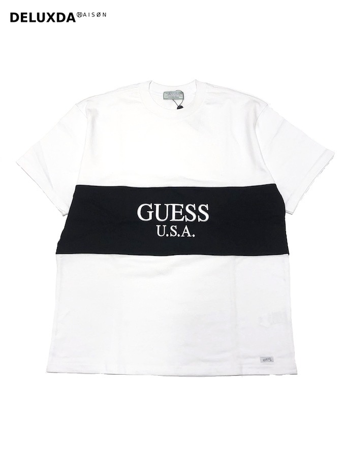 GUESS GREEN LABEL 特別セール品 GRSS19-001 ロゴ 在庫一掃売り切りセール Tシャツ WHITE