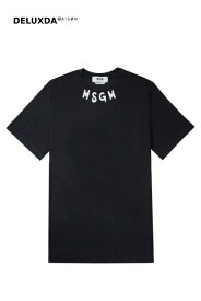 【正規代理店商品】【MSGM / エムエスジーエム】237002-35 ブラッシュストロークロゴTシャツ 筆記体ロゴ 定番商品