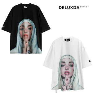 �yMWM / �G���_�u�����[�G���z�yMOD WAVE MOVEMENT / ���b�h�E�F�C�u���[�u�����g�zMWM NUN T-SHIRT �V���v�� �j�����p BLACK WHITE �u���b�N �z���C�g
