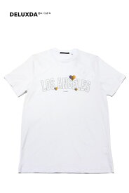 【STAMPD スタンプド】SLA-M2487FT LOSANGELES LOVE TEE 刺繍 プリントTシャツ ラグジュアリーストリートブランド