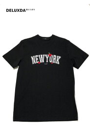 【STAMPD スタンプド】SLA-M2599FT NEW YORK LOVE TEE 刺繍 プリントTシャツ ラグジュアリーストリートブランド