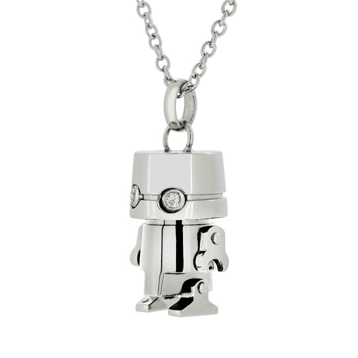 楽天市場】CZ ネックレス キュービックジルコニア ロボット 316L 