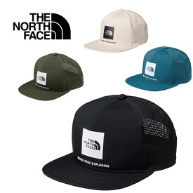 THE NORTH FACE ザ ノースフェイス NN02379 TECH LOGO CAP テック ロゴ キャップ メッシュ ストレッチ フラットバイザー アウトドア キャンプ メンズ レディース ユニセックス 軽量 速乾 帽子 4カラー 国内正規 2024SS