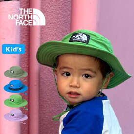THE NORTH FACE ザ・ノース・フェイス NNJ02520 KIDS' HORIZON HAT【10%OFFセール】キッズ ホライズン ハット ジュニア ボーイズ ガールズ ユニセックス アウトドア スポーツ 子供服 ナイロン UVケア 撥水 速乾 サステナブル 帽子 クラシック 定番 4カラー 国内正規 2025SS
