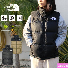 【セール/送料無料】THE NORTH FACE ザ・ノース・フェイス NDW92557 NUPTSE VEST 【20%OFF】ヌプシ ベスト （レディース）ダウンベスト アウター アウトドア キャンプ レディース 撥水 防寒 保温 国内正規 2025AW