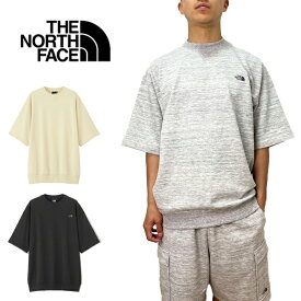 ザ ノースフェイス THE NORTH FACE NT12446 H/S SWEAT TEE ハーフスリーブスウェットティー Tシャツ 半袖 スウェット トレーナー ワンポイント 刺繍 裏毛 UVカット トップス アウトドア メンズ レディース 3カラー 国内正規 2024SS