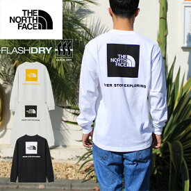 ザ・ノース・フェイス THE NORTH FACE NT32442 L/S BACK SQUARE LOGO TEE【20%OFFセール】ロングスリーブ バック スクエアロゴ ティー Tシャツ ロンT ボックスロゴ トップス アウトドア キャンパー 海 山 川 メンズ レディース ユニセックス 速乾 長袖 国内正規 2025AW